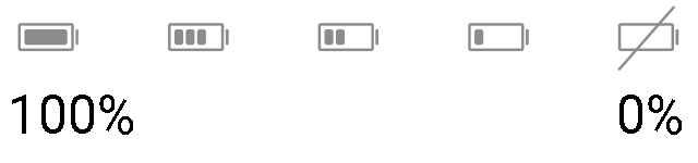 Wunda Home battery level